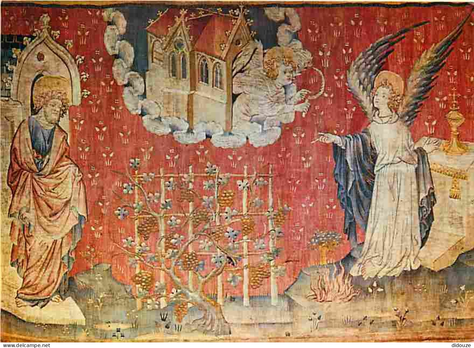 Tapisserie Religieuse - Château D'Angers - Tapisserie De L'Apocalypse - Les Raisins Sont Mûrs - Vendanges Des Reprouvés  - Gemälde, Glasmalereien & Statuen