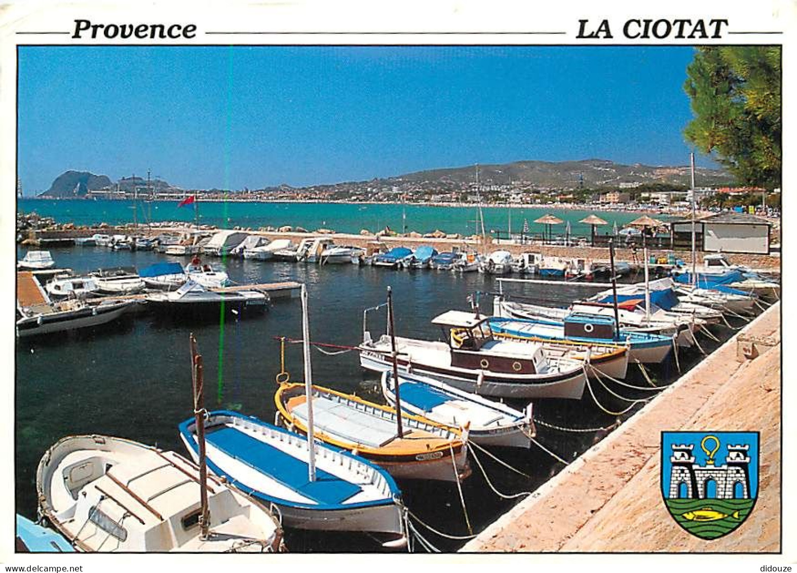 13 - La Ciotat - Un Coin Du Port - Blasons - Flamme Postale De Mornas - CPM - Voir Scans Recto-Verso - La Ciotat