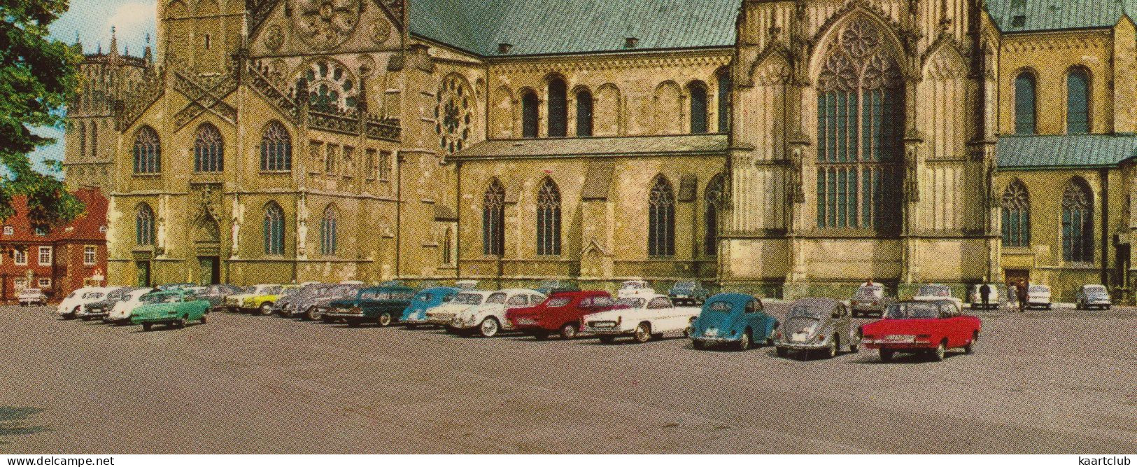 Münster - Dom: OPEL REKORD-A, VW 1200 KÄFER/COX, RENAULT FLORIDE, MERCEDES W111, SIMCA 1000 - Dom - Turismo