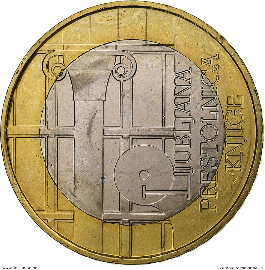 Slovénie, 3 Euro, UNESCO, 2010, SUP, Bimétallique, KM:95 - Slovenia