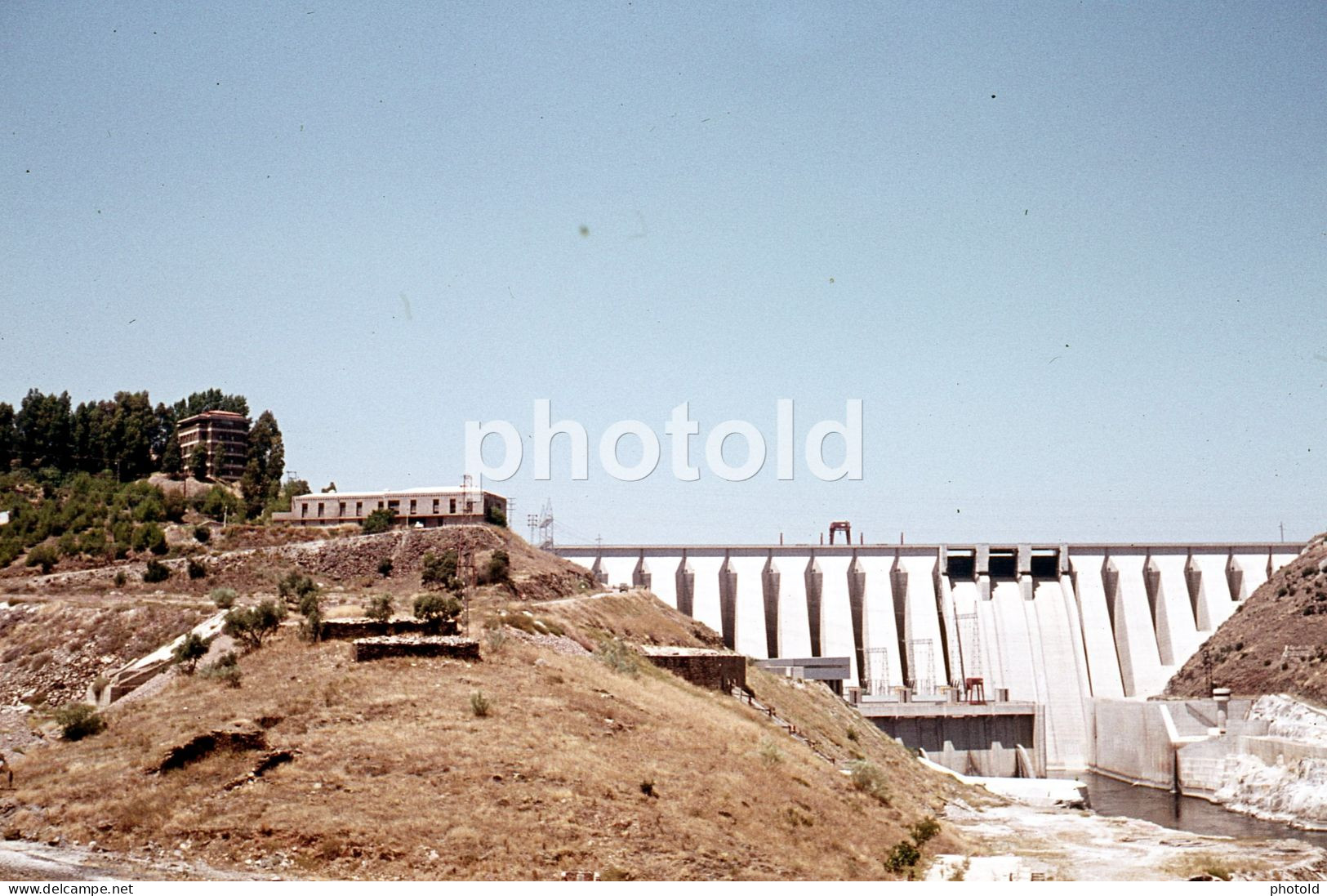 2 SLIDES SET 1980s SIMCA ALCANTARA  CACERES ESPANA SPAIN AMATEUR 35mm DIAPOSITIVE SLIDE Not PHOTO FOTO NB3954 - Dias