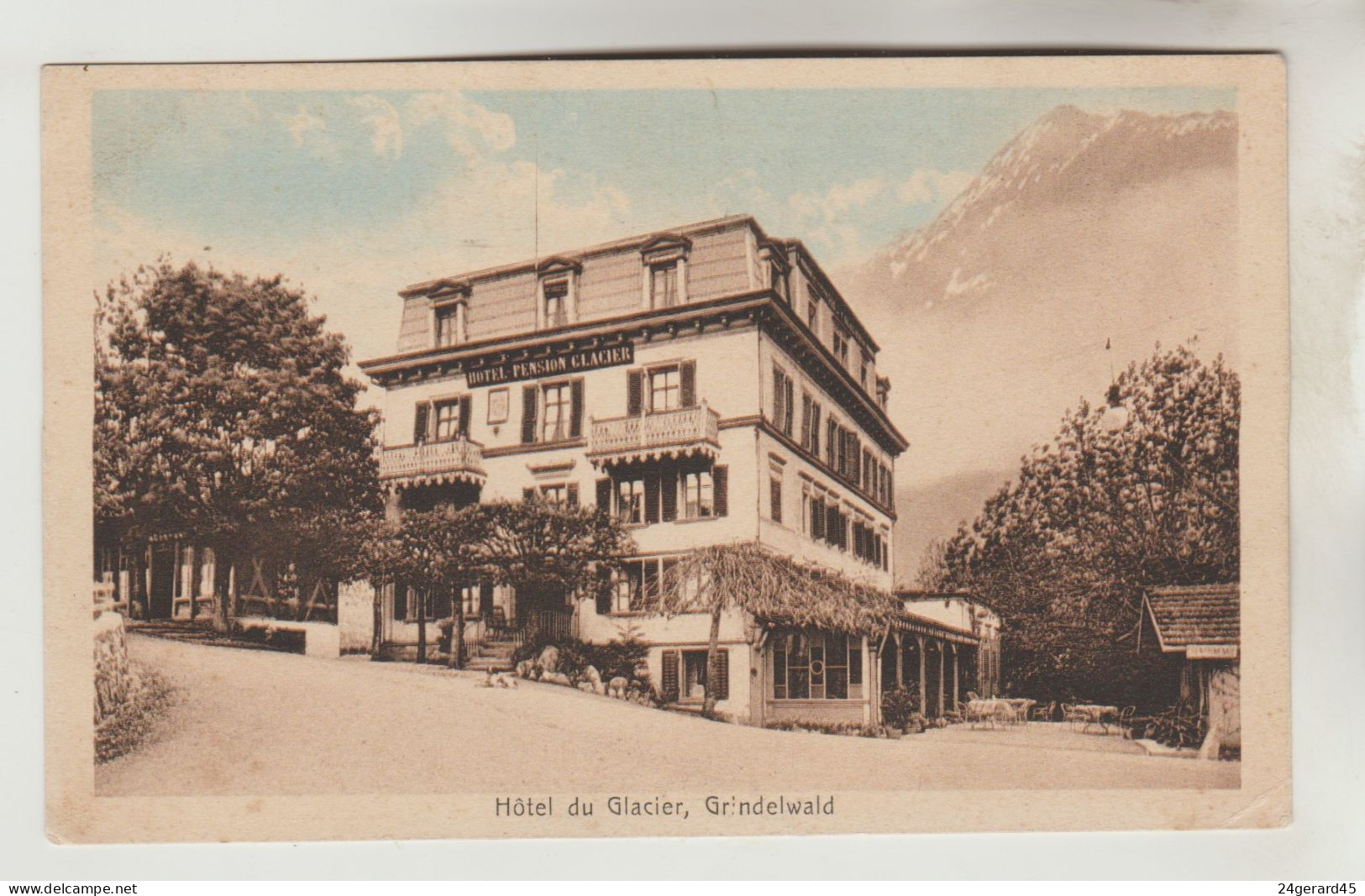 CPSM GRINDELWALD (Suisse-Berne) - Hôtel Du Glacier - Grindelwald