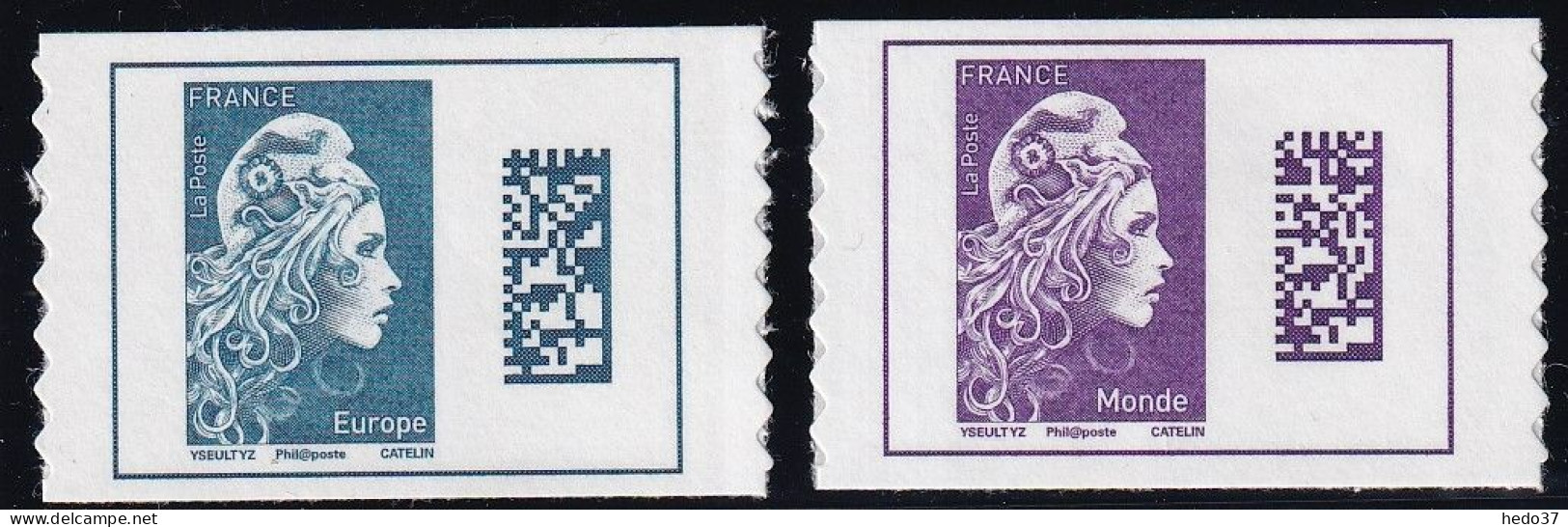 France Adhésifs N°1603/1604 - Neuf ** Sans Charnière - TB - Unused Stamps