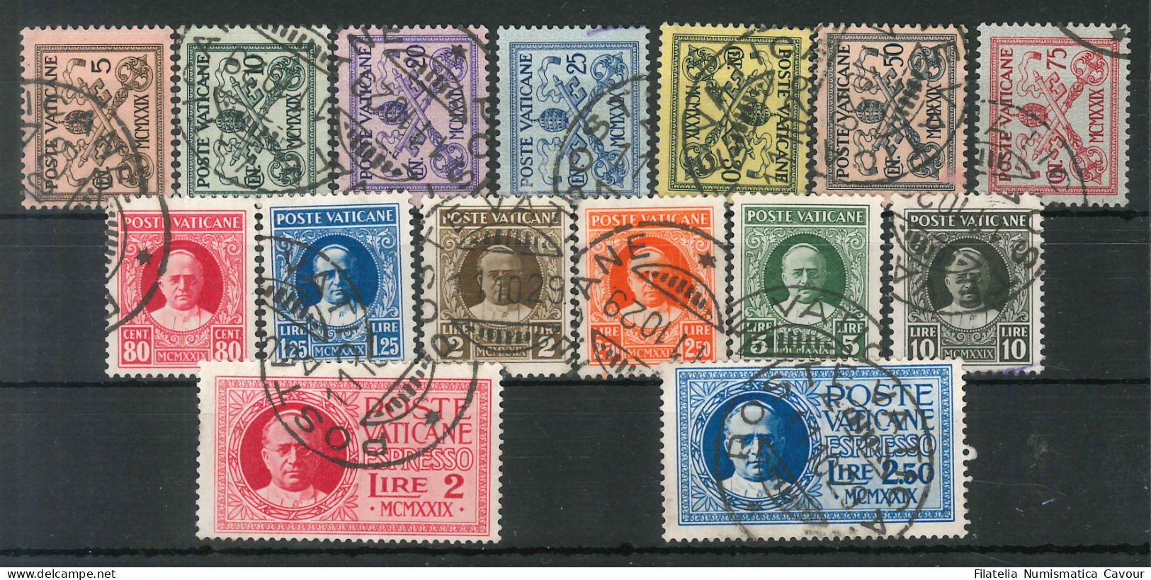 1929 - US (Catalogo Sassone N.° 1/13+E) (2454) - Usati