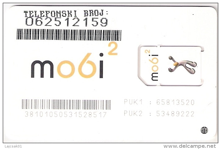 MOBI 2  Serbia  GSM SIM Card With Chip + GUCA Midnight Concert Music CD - Jugoslavia