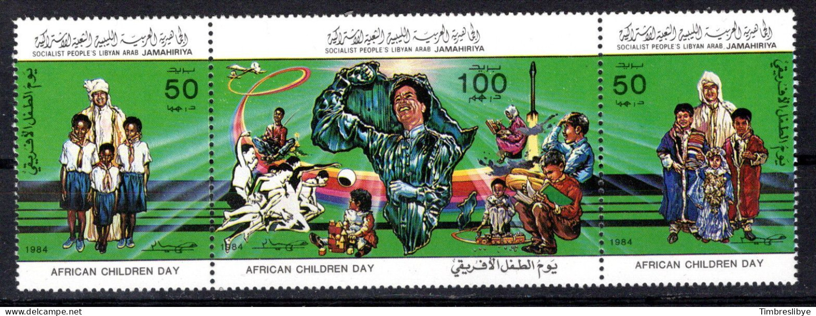 LIBYA 15.1.1984; Journée Des Africaine Enfants; Michel-N°  1269 - 1271 ; MNH, Neuf ** - Libye