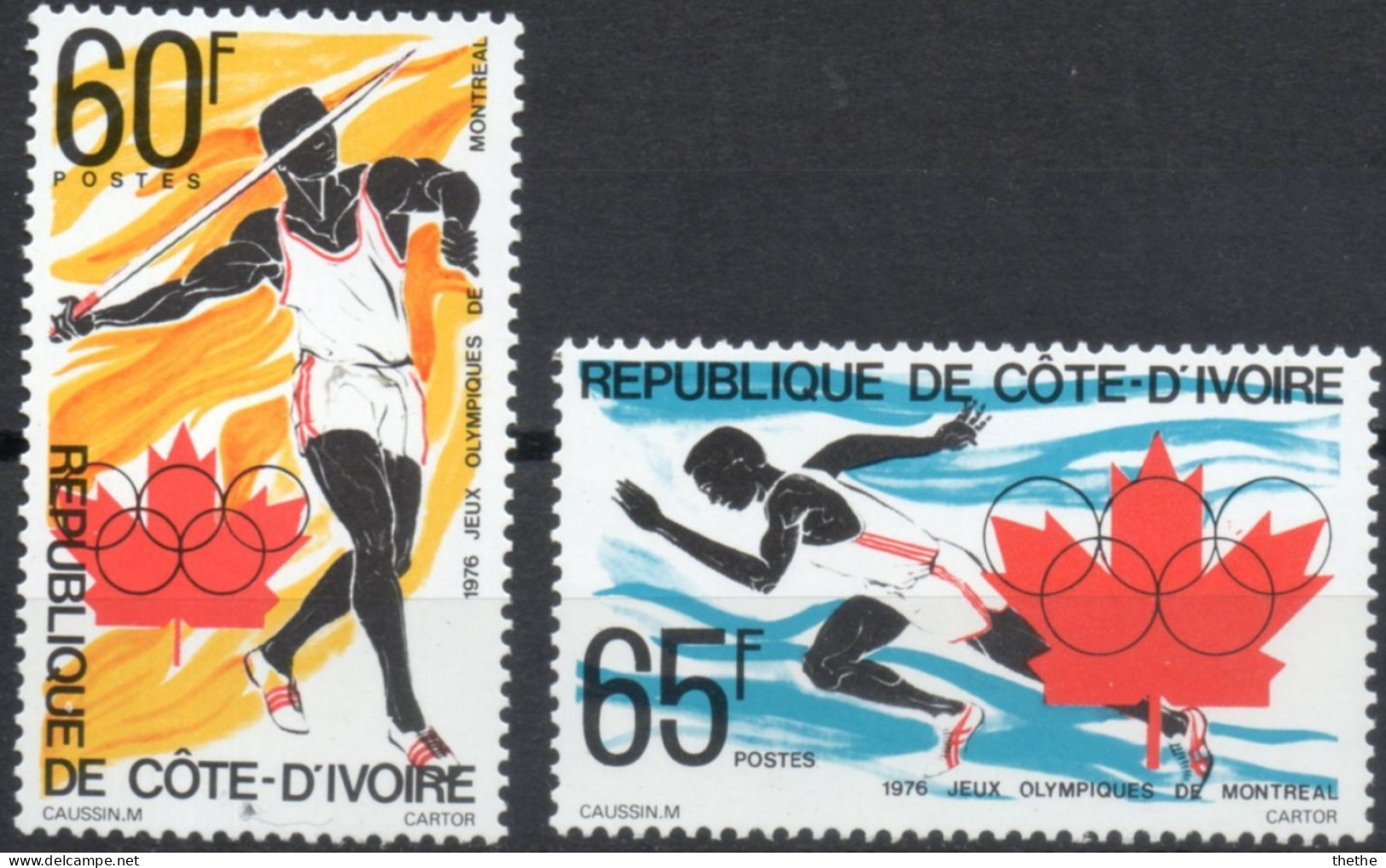 COTE D'IVOIRE - Jeux Olympiques De Montreal - Sommer 1976: Montreal