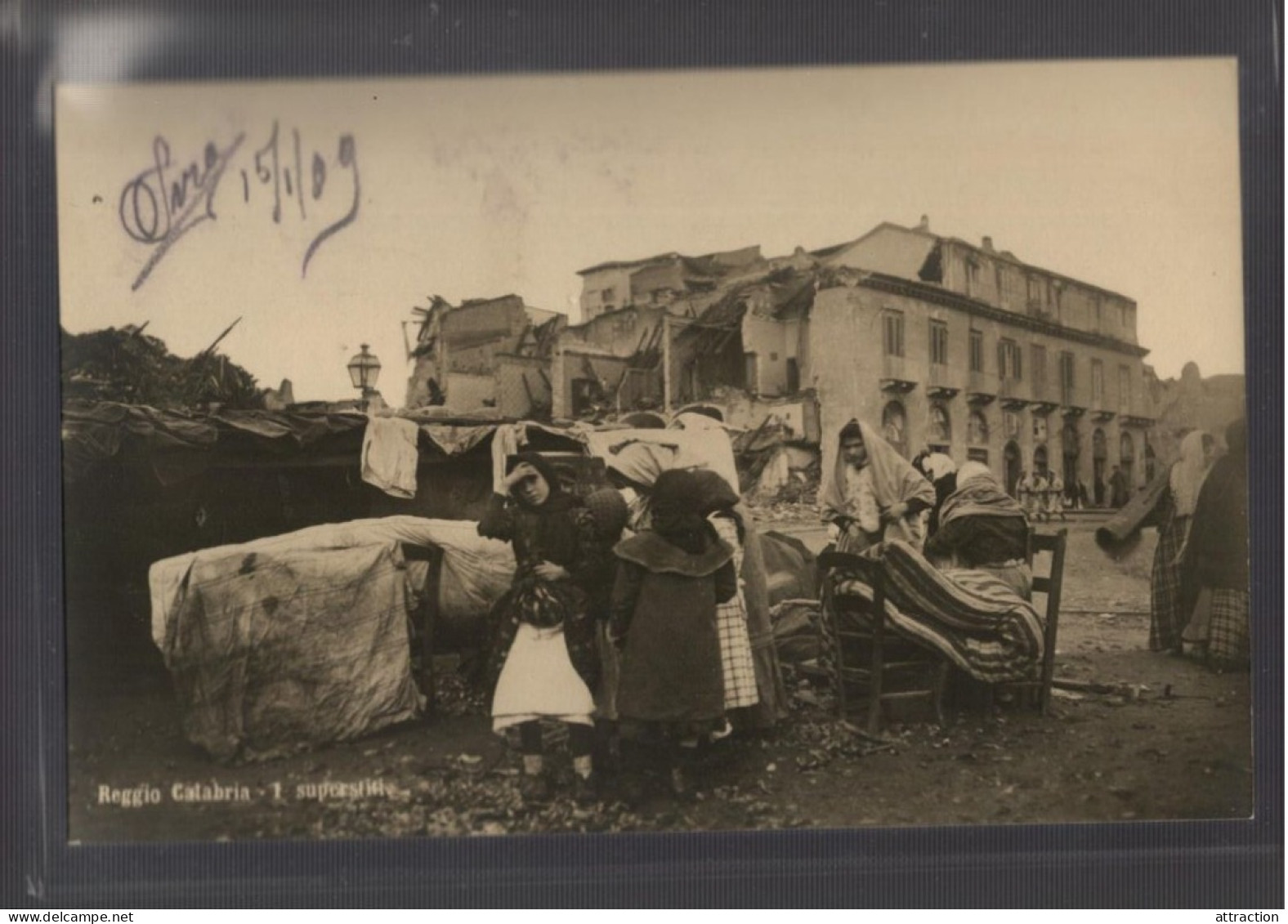 ITALIA-CALABRIA-REGGIO CALABRIA-TERREMOTO 1908-i Superstiti - Reggio Calabria