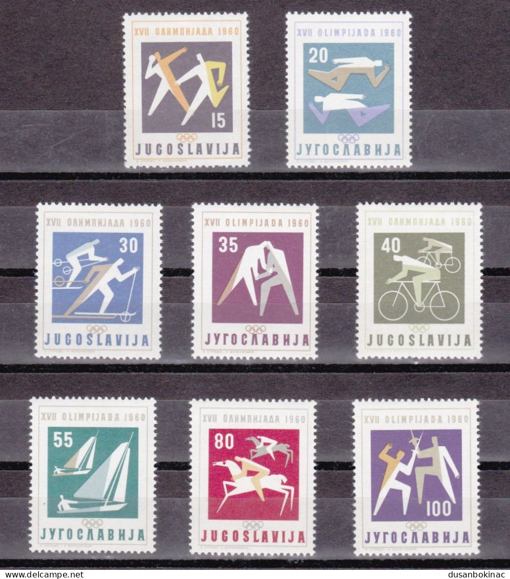 1960.Yugoslavia-Summer Olympic Games Rome  ** - Used Stamps