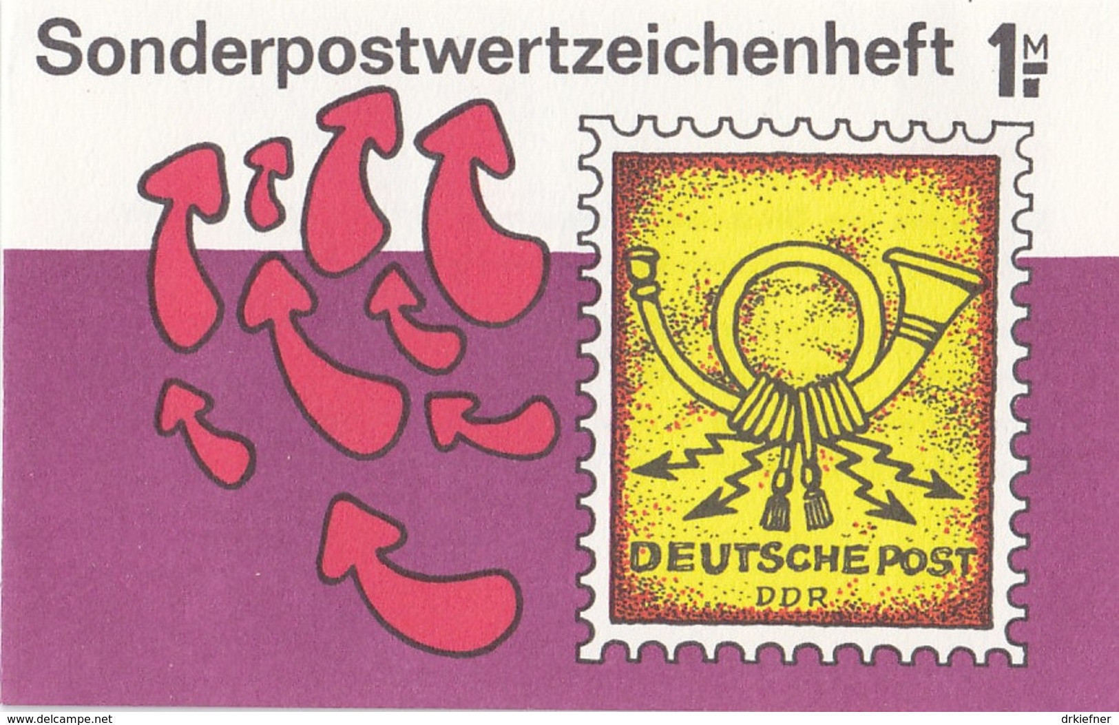 DDR  Markenheftchen SMHD 40, Postfrisch **, Mit 10x 3226, Briefmarke Mit Posthorn 1988 - Markenheftchen