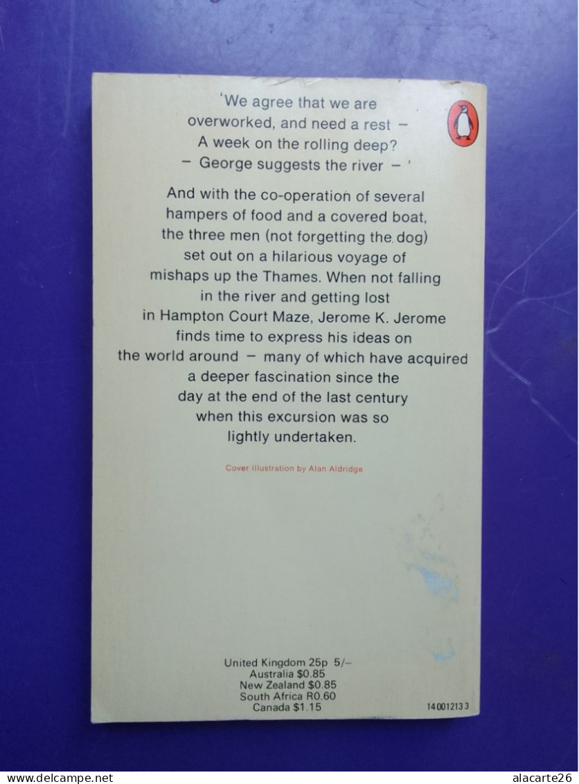 THREE MEN IN A BOAT / JEROME K.JEROME - Altri & Non Classificati