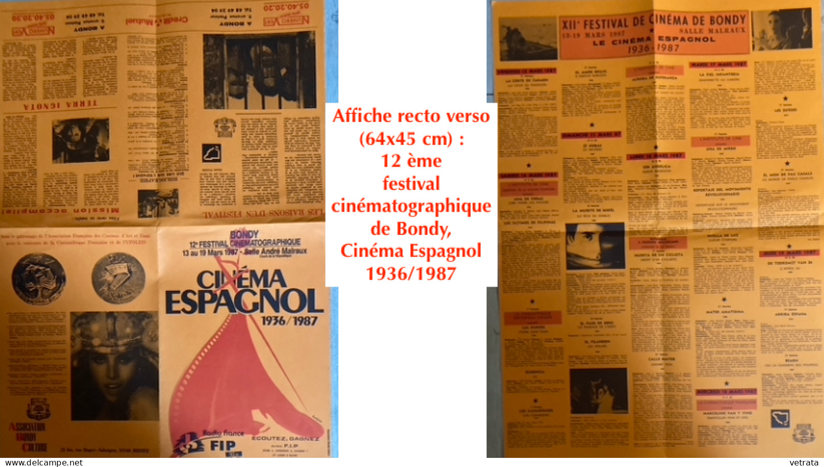 CINÉMA ESPAGNOL : 3 Affiches / 9 Dossiers De Presse / 2 Revues / 9 Plaquettes / 3 Brochures / 3 Suppléments Cinéma Libér - Sonstige & Ohne Zuordnung