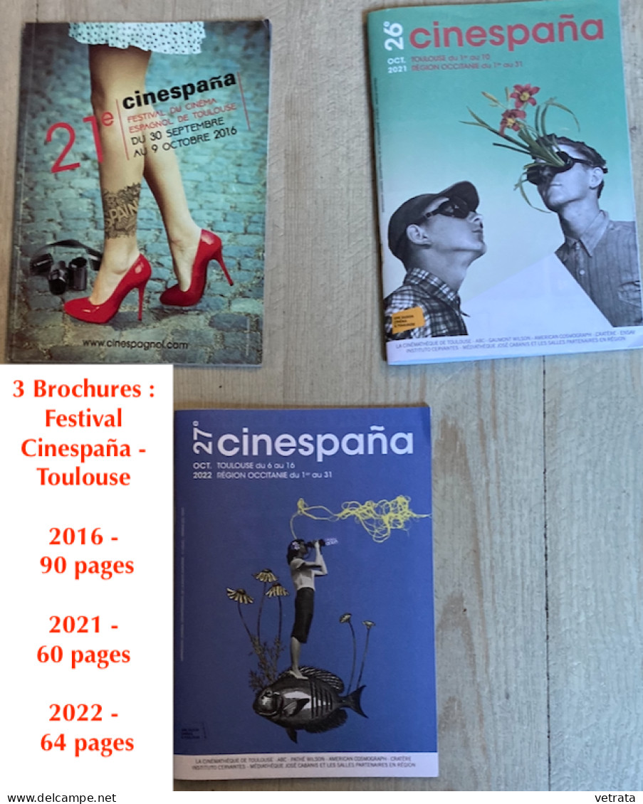 CINÉMA ESPAGNOL : 3 Affiches / 9 Dossiers de presse / 2 Revues / 9 Plaquettes / 3 Brochures / 3 Suppléments Cinéma Libér