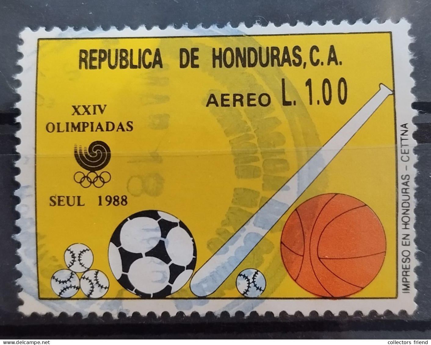 Honduras  - Olympia Olimpiques Olympic Games - Seoul'88 - Used - Summer 1988: Seoul