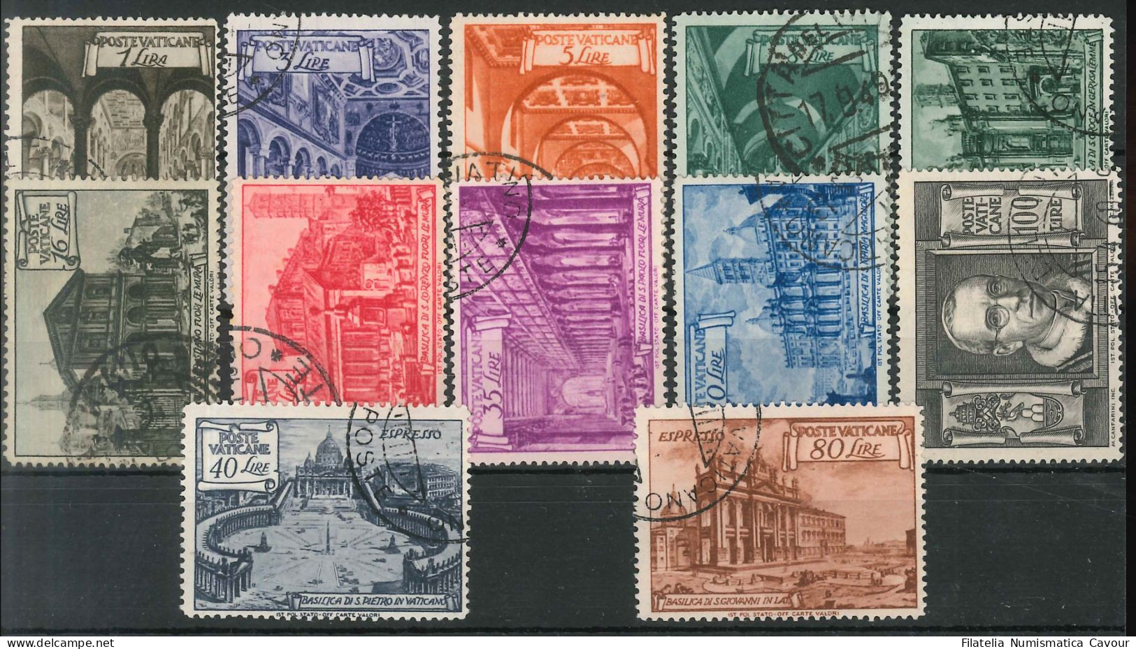 1949 - US (Catalogo Sassone N.° 122/131+E) (2448) - Oblitérés