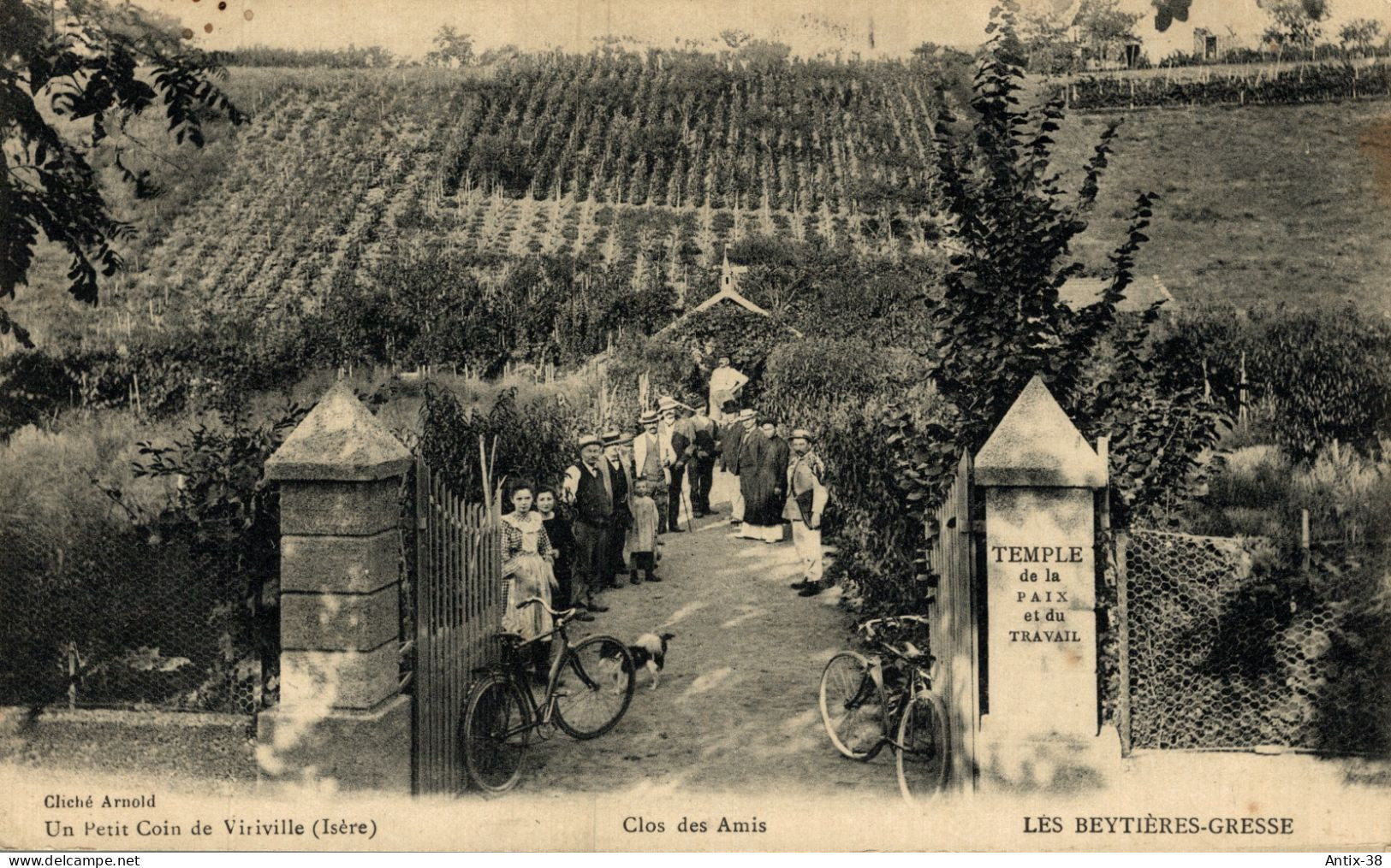 N48 - 38 - VIRIVILLE - Isère - Les Beytières-Gresse - Temple De La Paix Et Du Travail - Clos Des Amis - Viriville