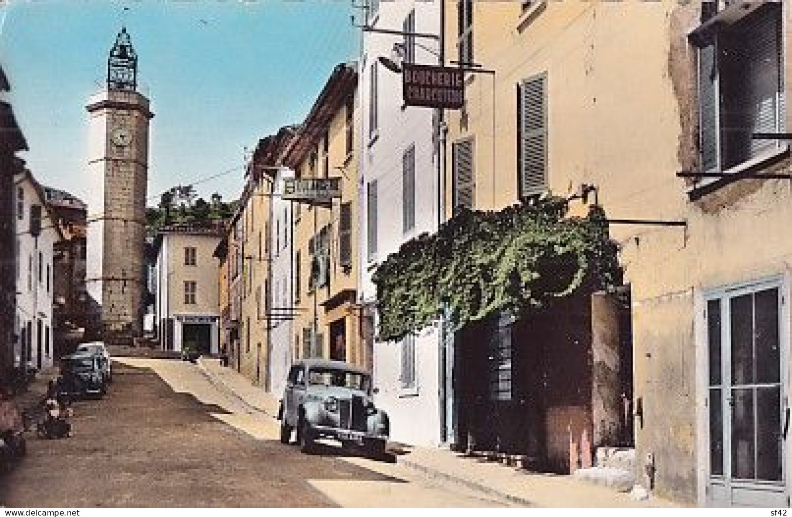 BARGEMON                  Rue De L Horloge           1 JUVA 4 RENAULT Devant La Charcuterie - Bargemon