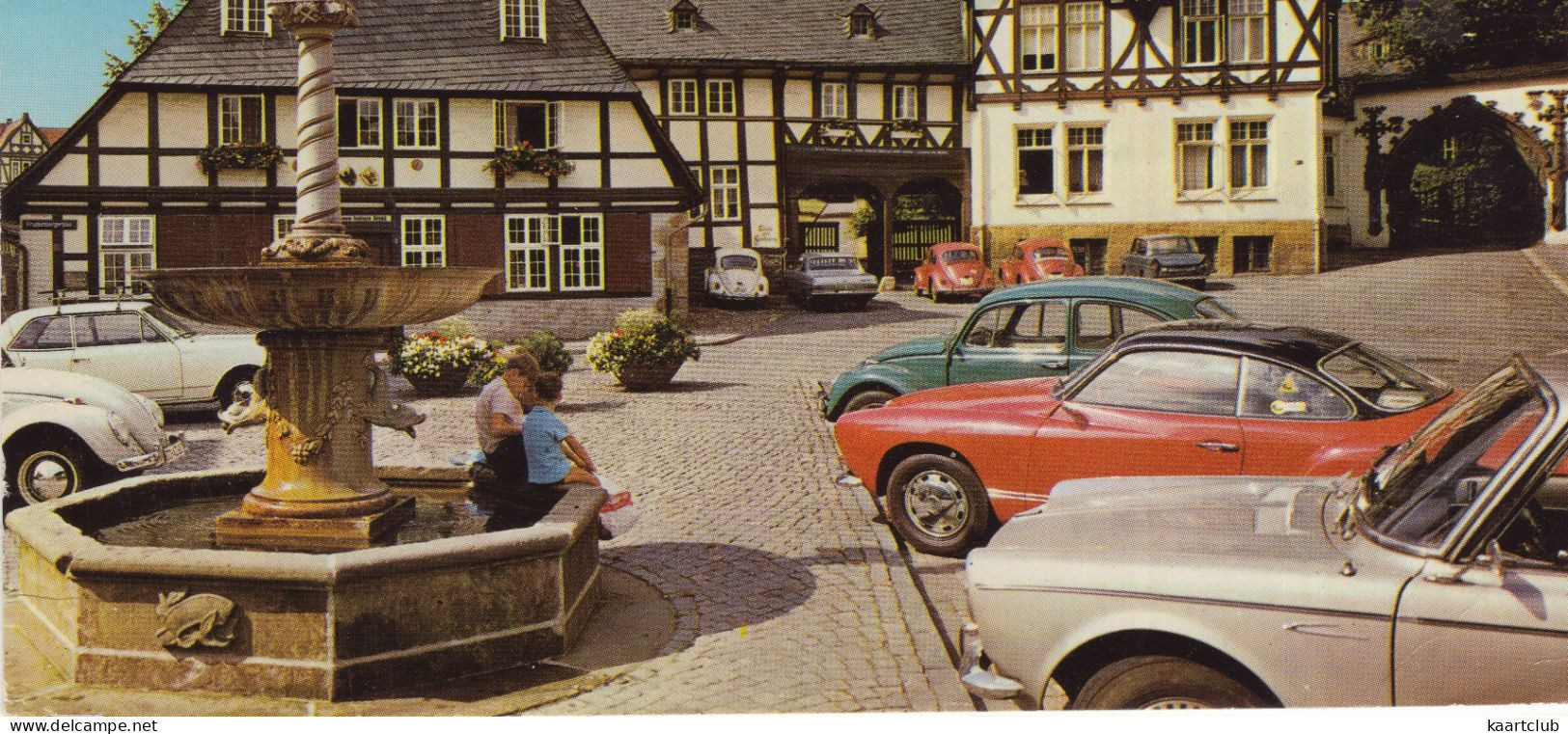 Goslar: VW KARMANN GHIA, SIMCA 1501, 3xVW 1200 KÄFER/COX, DAF DAFFODIL, OPEL REKORD C, A - Frankenbergerplan - Turismo