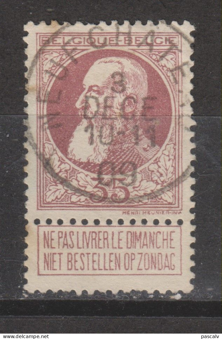 COB 77 Oblitération Centrale NEUFCHATEAU - 1905 Thick Beard