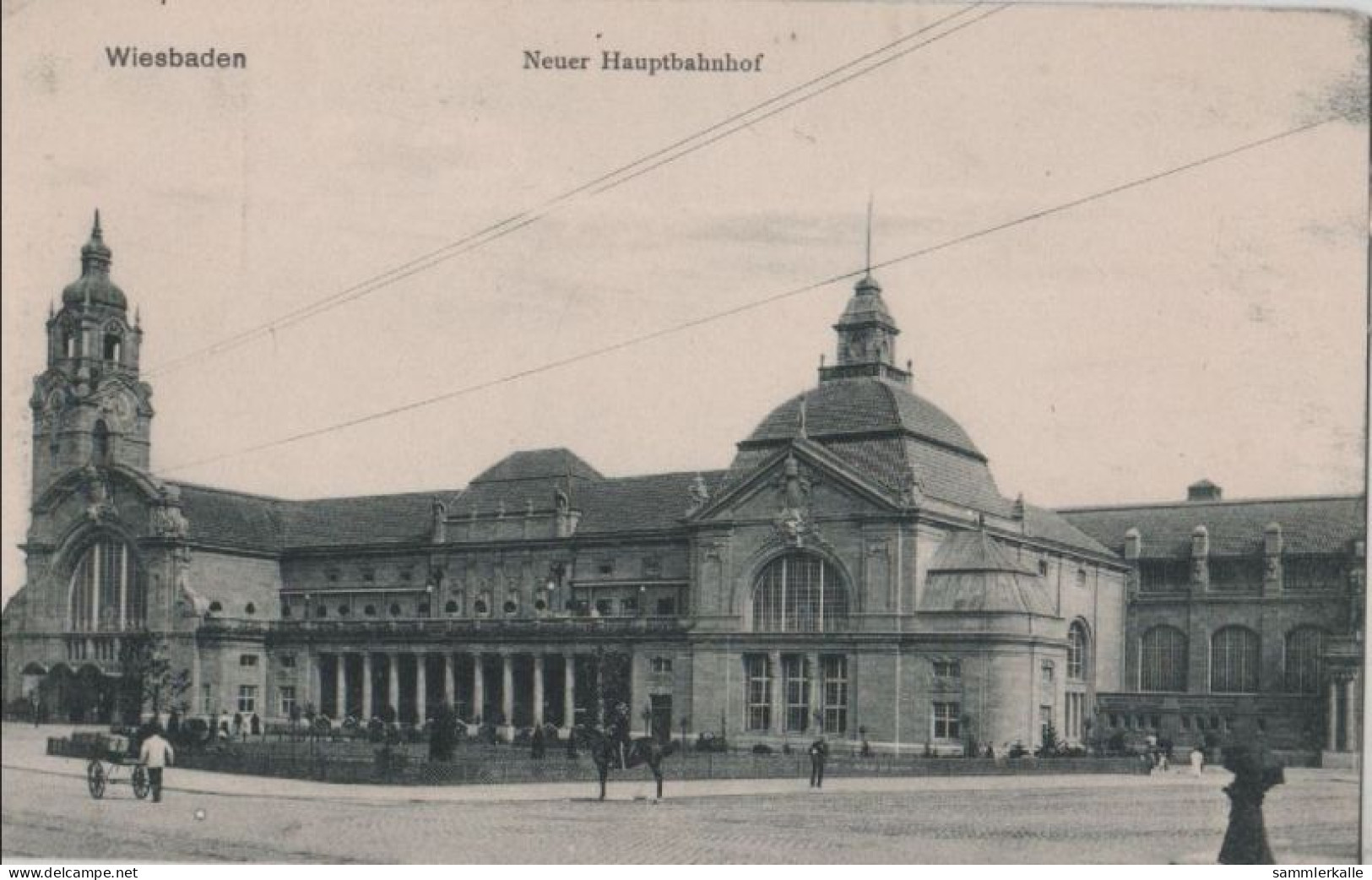 76927 - Wiesbaden - Neuer Hauptbahnhof - Ca. 1925 - Wiesbaden