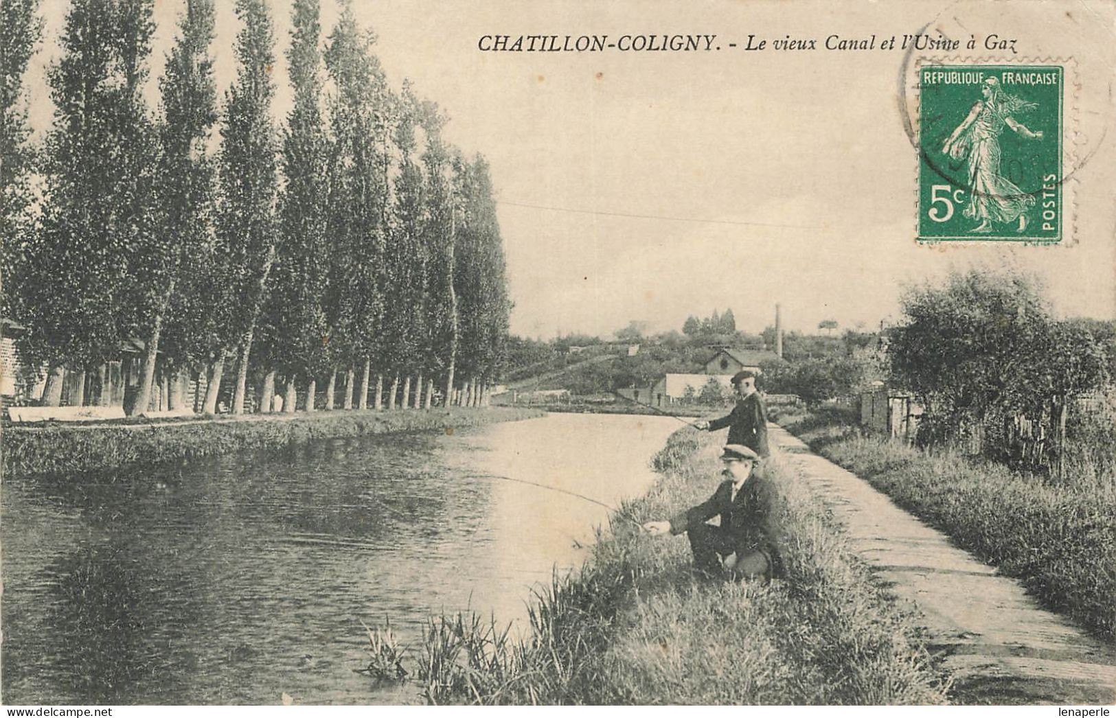 D4255 Chatillon Coligny Le Vieux Canal Et L'usine A Gaz - Chatillon Coligny