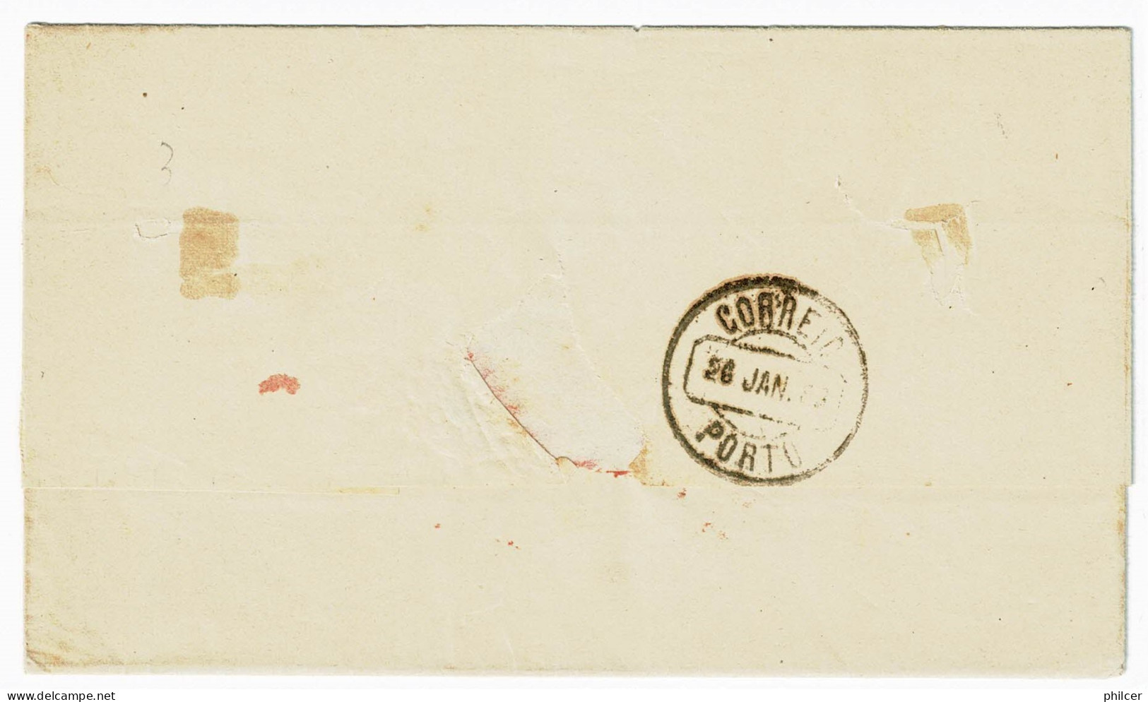 Portugal, 1887, # 57, Para Figueira - Covers & Documents