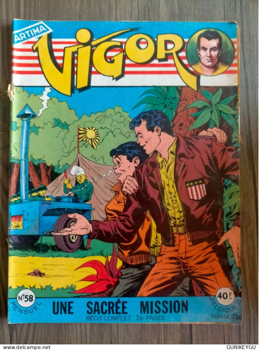 Bd Guerre VIGOR  N° 58  ARTIMA  1958 - Arédit & Artima