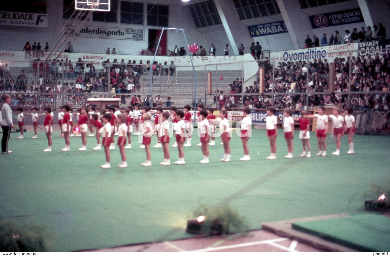 17 SLIDES SET 1984 GINASTICA SPORT LISBOA BENFICA SLB PORTUGAL BOYS GIRLS 35mm DIAPOSITIVE SLIDE Not PHOTO FOTO NB3955 - Diapositives