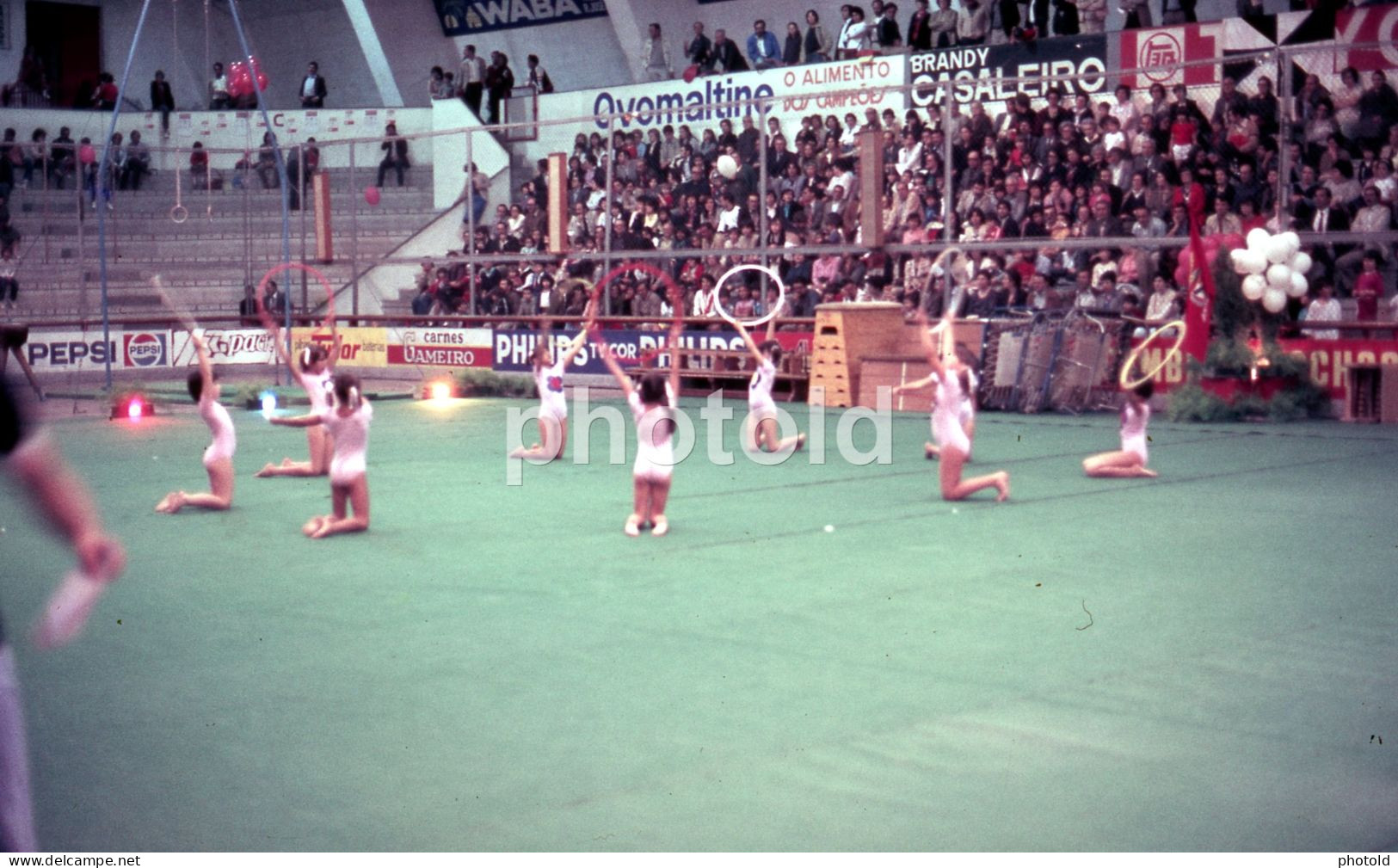 17 SLIDES SET 1984 GINASTICA SPORT LISBOA BENFICA SLB PORTUGAL BOYS GIRLS 35mm DIAPOSITIVE SLIDE not PHOTO FOTO NB3955