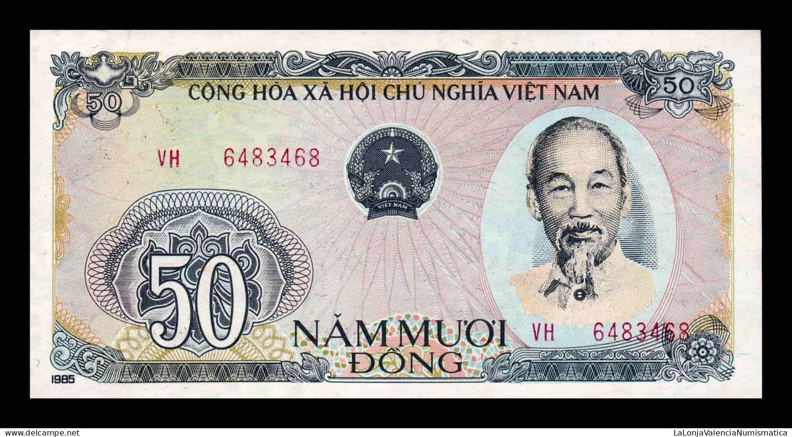 Vietnam 50 Dong 1985 Pick 97 Sc- AUnc - Viêt-Nam