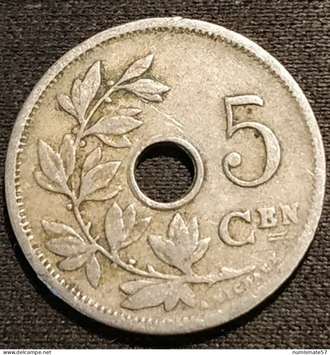 BELGIQUE - BELGIUM - 5 CENTIMES 1906 - Légende NL - Léopold II - Type Michaux - KM 55 - 5 Cent