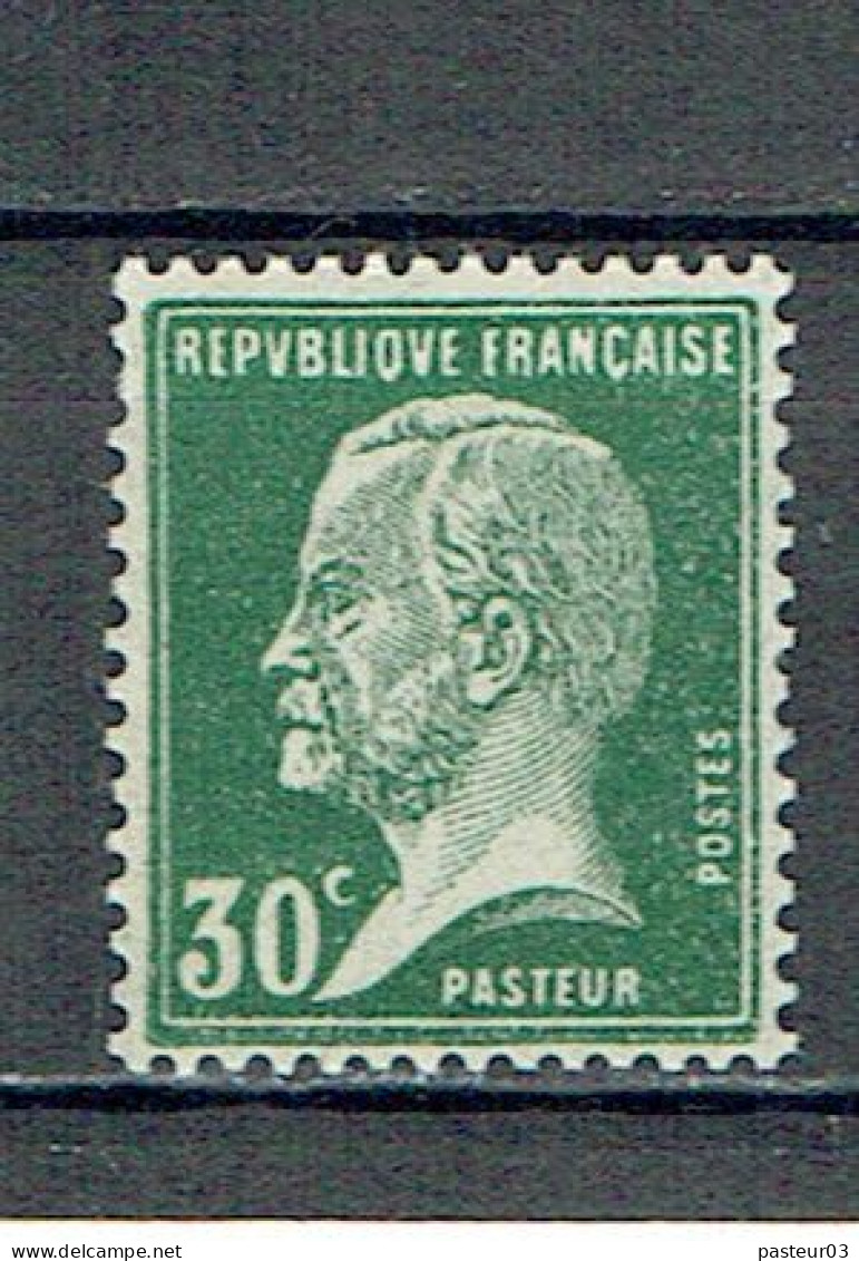 174 Pasteur 30 C. Vert Luxe - 1922-26 Pasteur