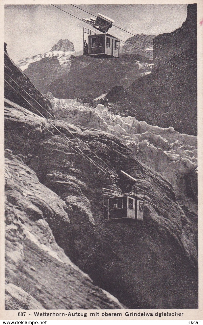 SUISSE(WETTERHORN AUFZUG) TELEPHERIQUE - Andere & Zonder Classificatie