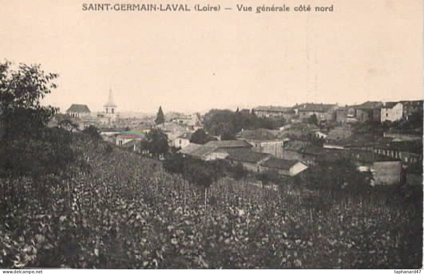 . 42 . SAINT-GERMAIN-LAVAL . Vue Générale Côté Nord . - Saint Germain Laval