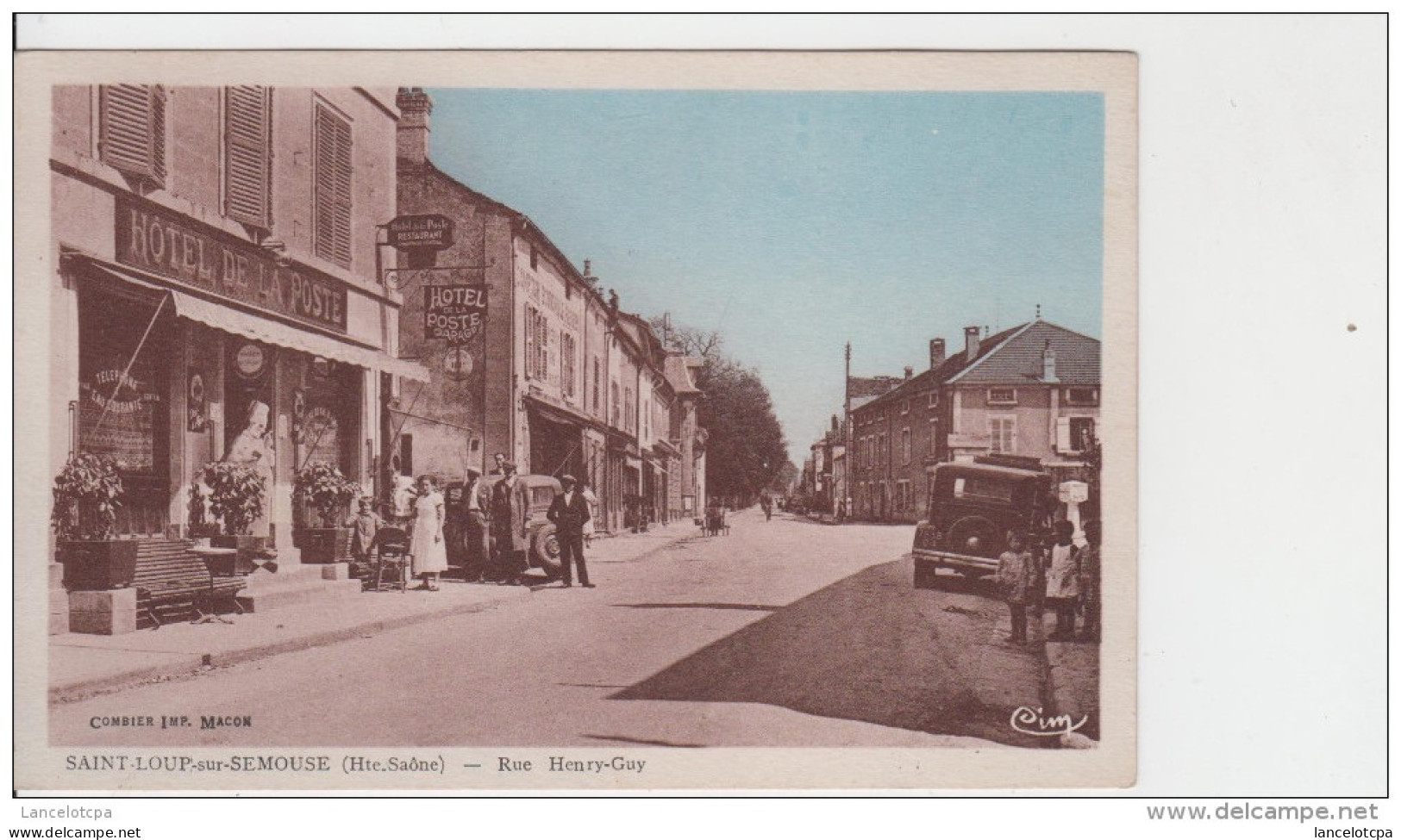 70 - SAINT LOUP SUR SEMOUSE / RUE HENRY GUY - HOTEL DE LA POSTE - Saint-Loup-sur-Semouse