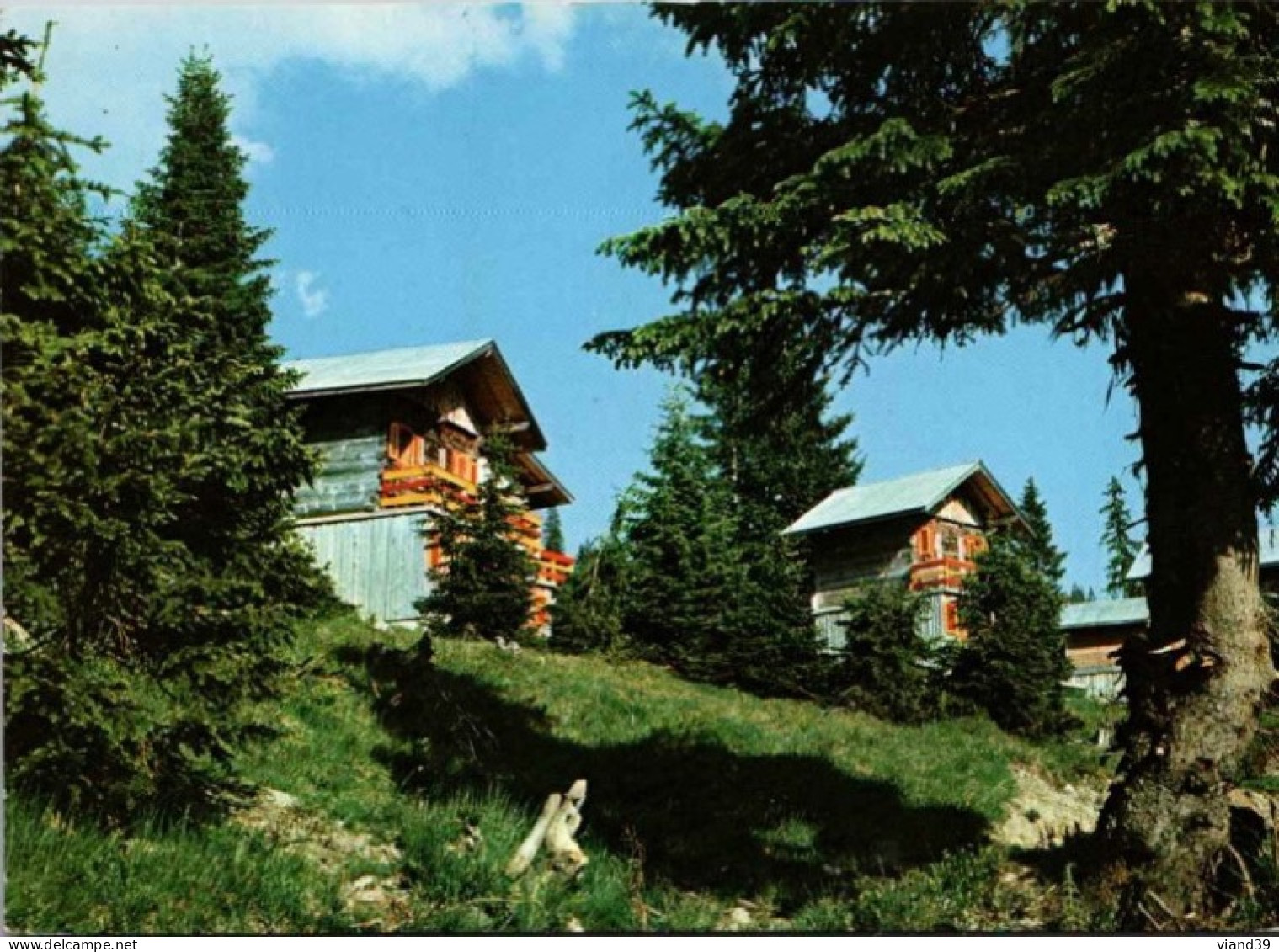 CHATEL. -  Les Chalets.  .   Cachet Postal. 1971 . - Châtel