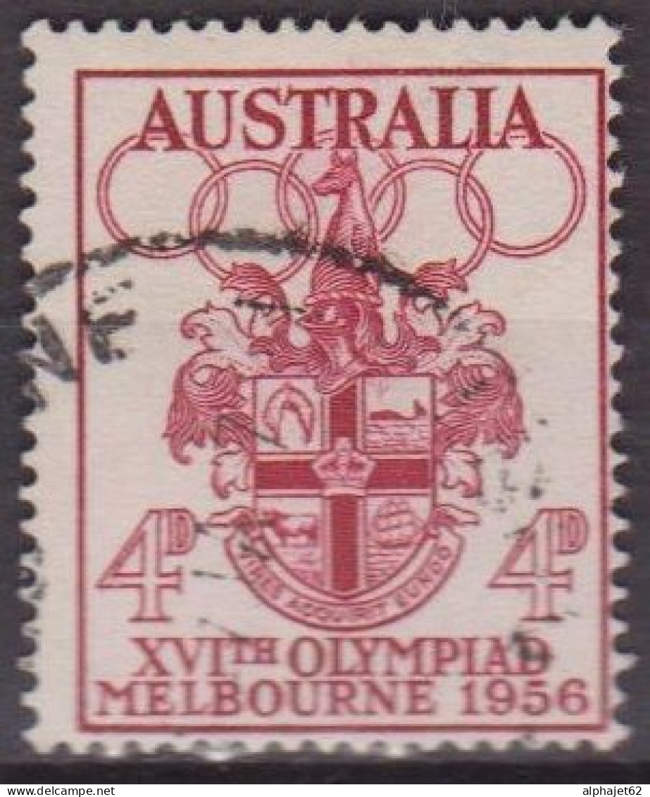 Blason De Melbourne - AUSTRALIE - Jeux Olympiques - N° 231 - 1956 - Gebruikt