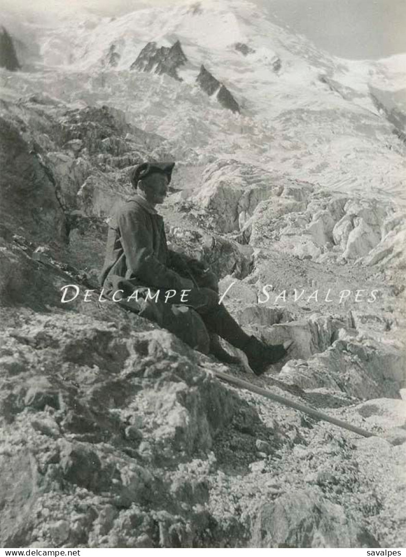 Chamonix 1927 * Ascension Aux Grands Mulets * 4 Photos Originales - Lugares