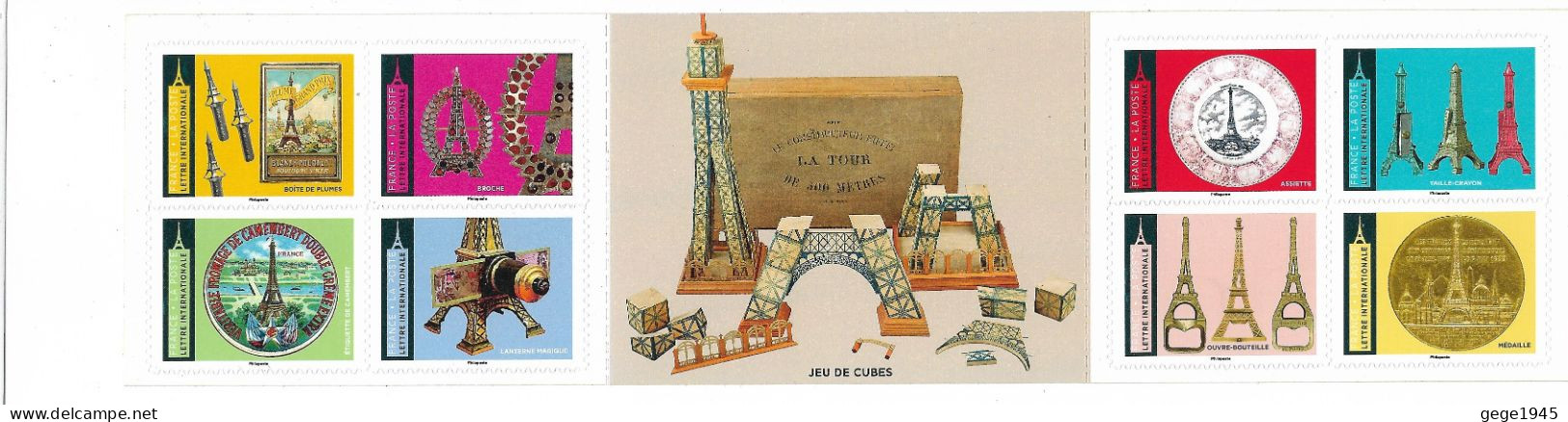 France 2023 Neuf ** BC2300  : Carnet  Tour Eiffel  8 Timbres Pour  International  Valeur Faciale Au 01/01/2024 = 15,68 € - Conmemorativos