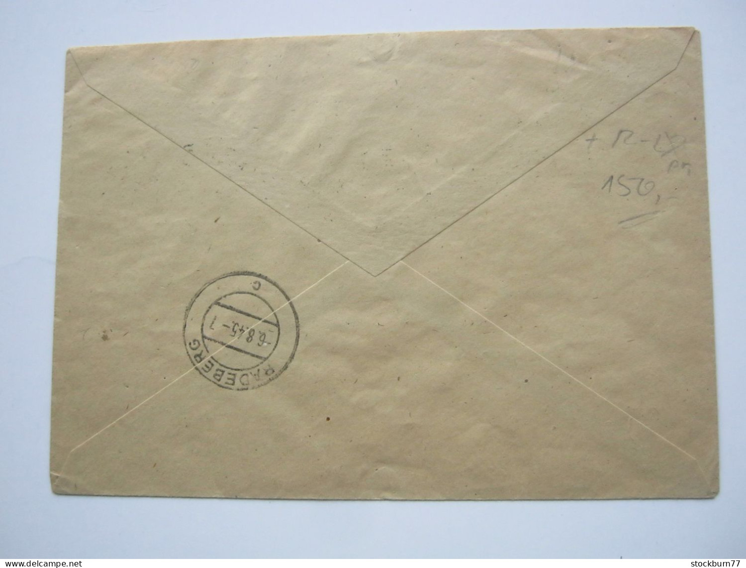 MEISSEN , 1945 , Einschreiben Mit 5 Marken Aus Meissen  Mit Ankunftstempel - Brieven En Documenten