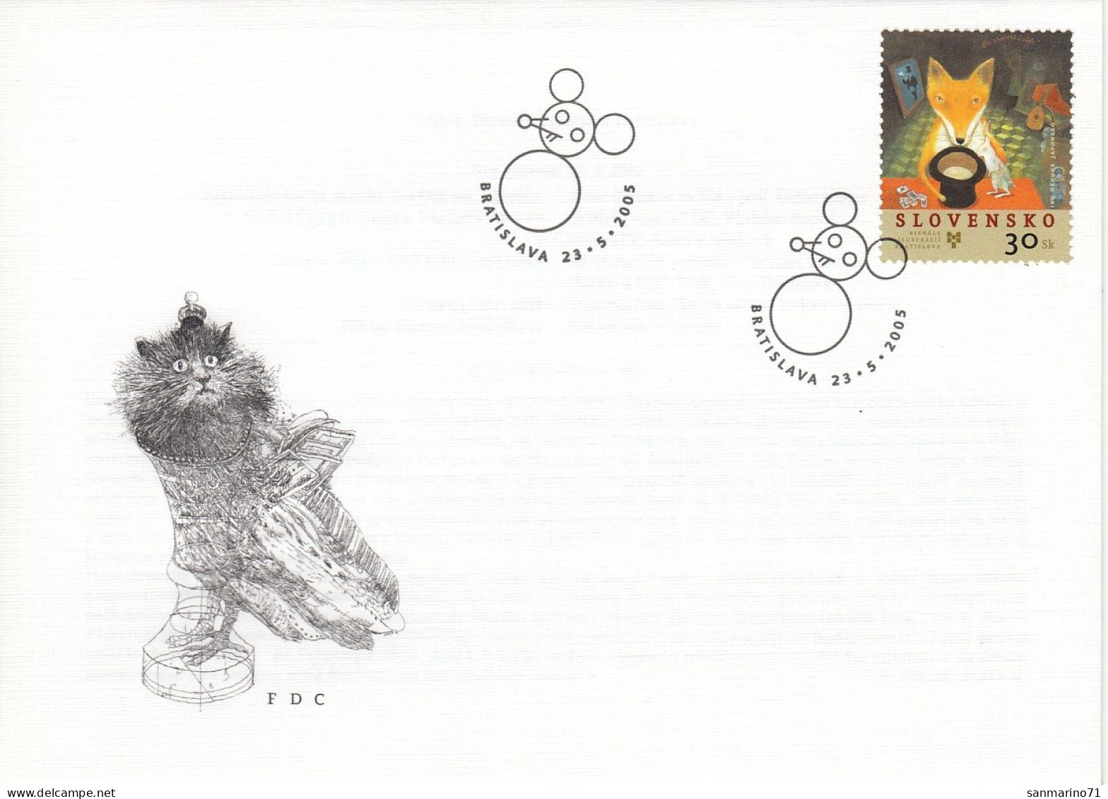 FDC SLOVAKIA 516 - FDC