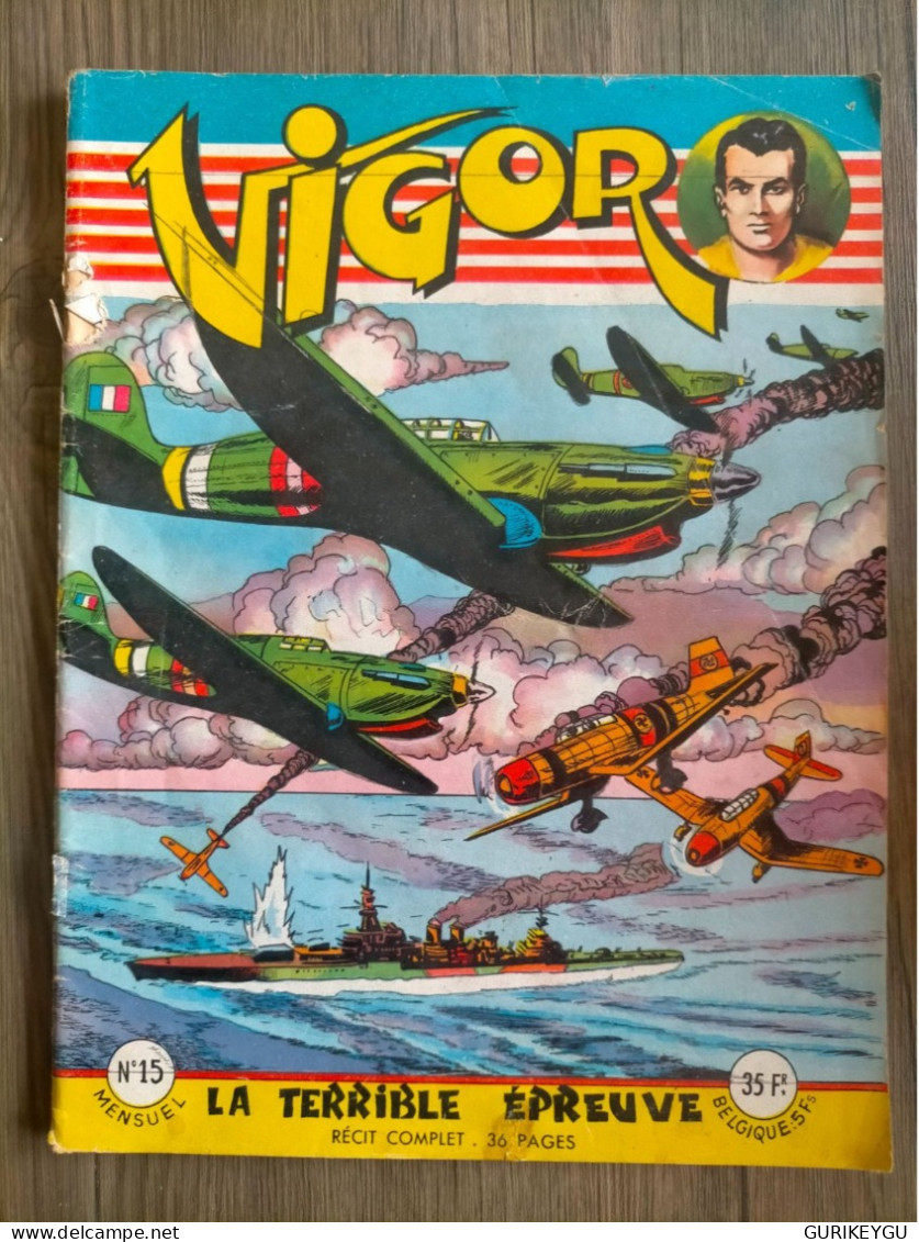 Bd Guerre VIGOR  N° 15  ARTIMA  1955 - Arédit & Artima