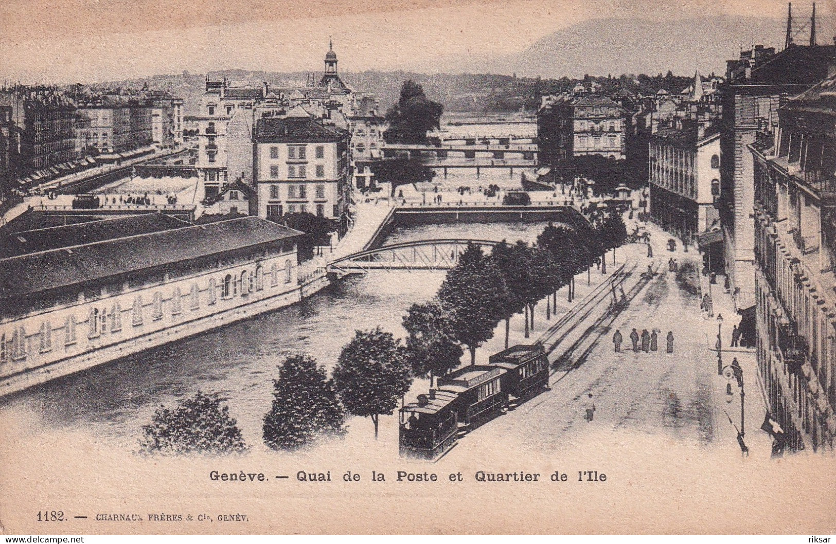 SUISSE(GENEVE) TRAMWAY - Genève