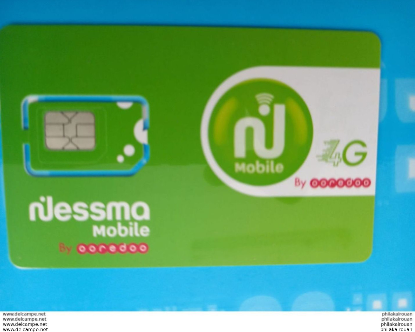 Carte SIM Neuve Nessma Mobile - Tunesië