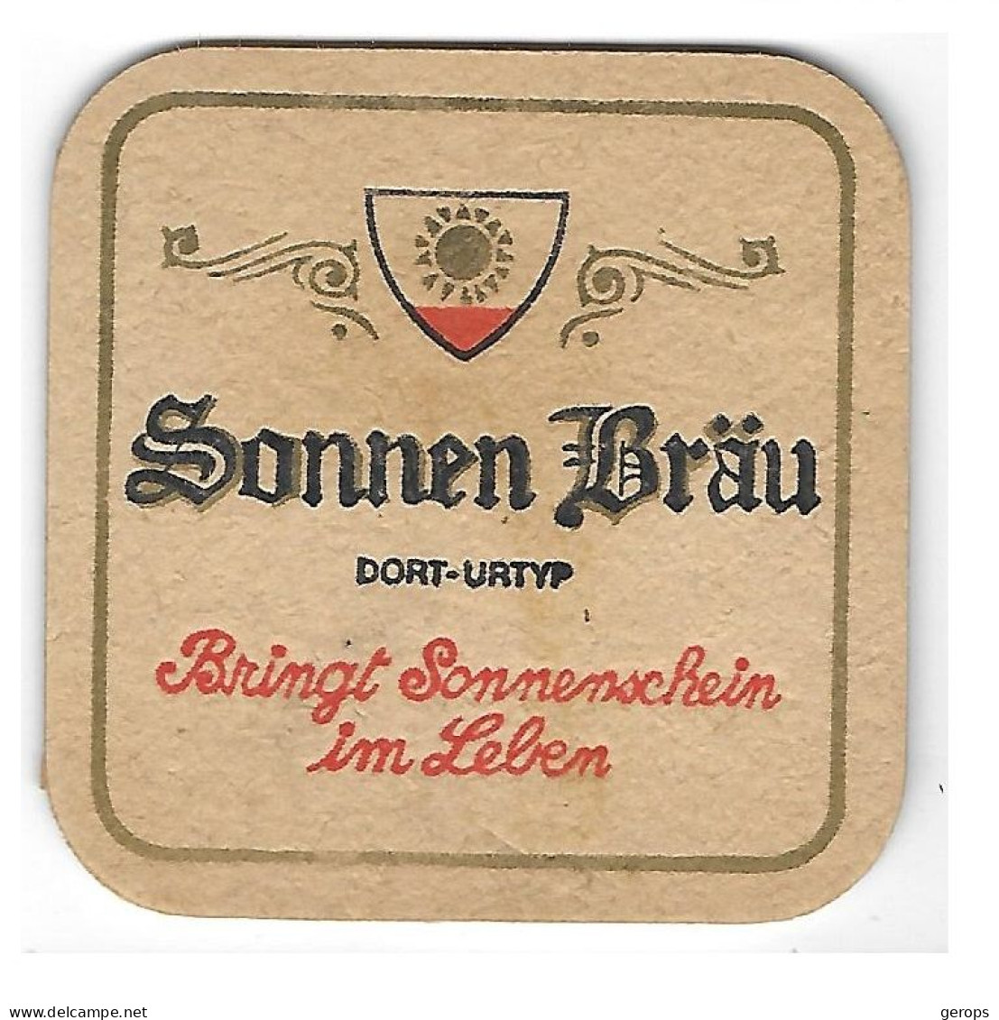 942a Brij. 'T Hammerken Brugge SonnenBräu - Bierdeckel