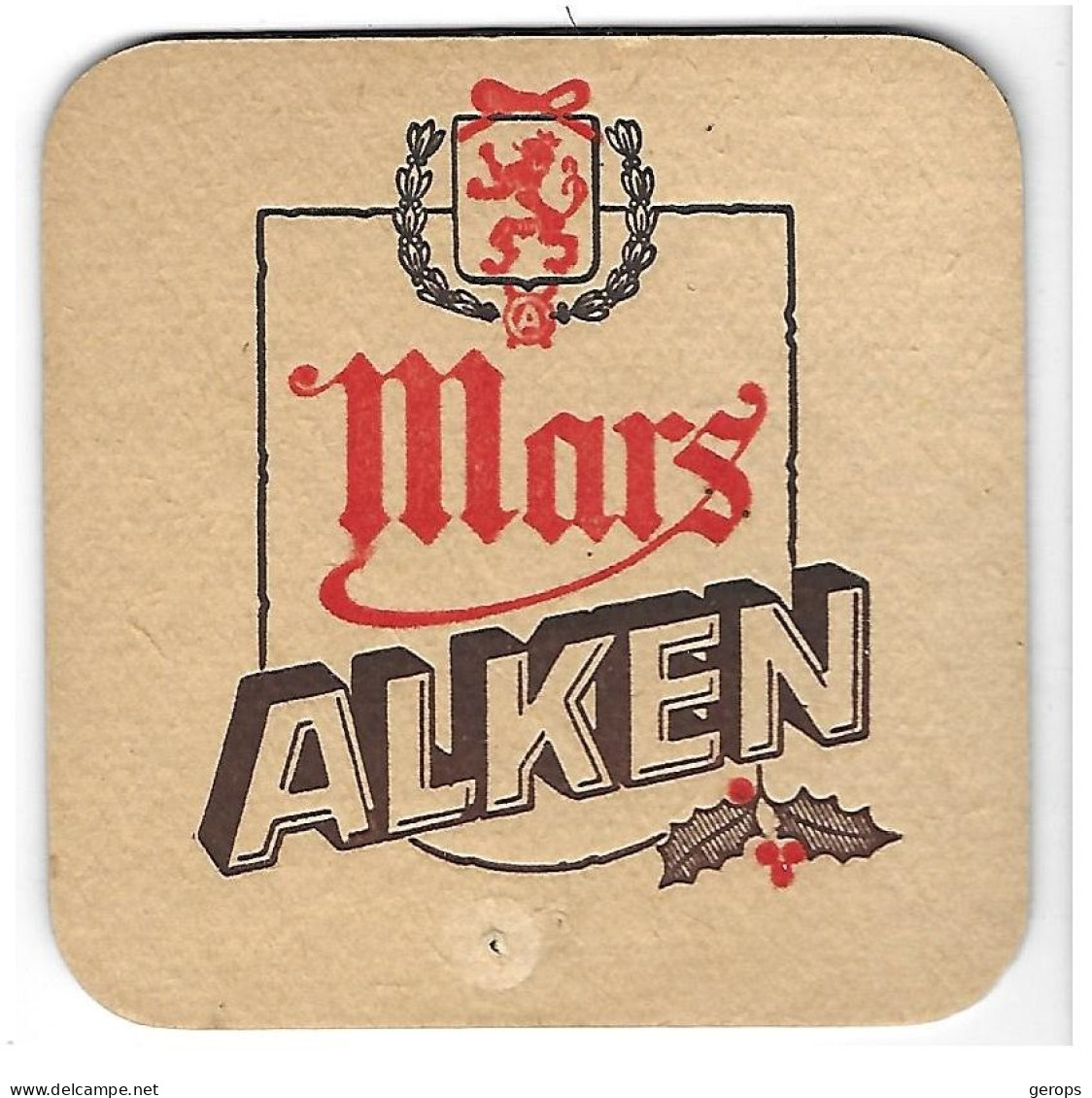 945a Brij. Cristal Alken Mars (gaatje) - Bierdeckel