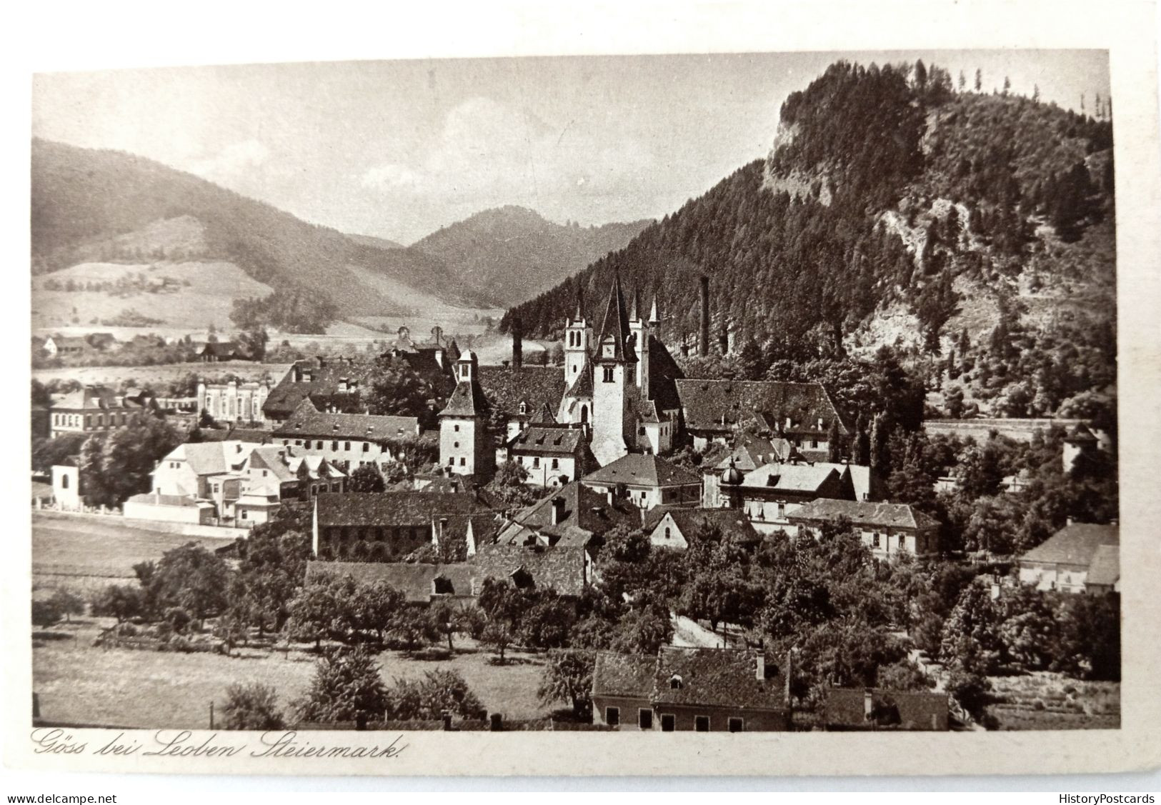 Göss Bei Leoben, Steiermark, Gesamtansicht, 1924 - Leoben