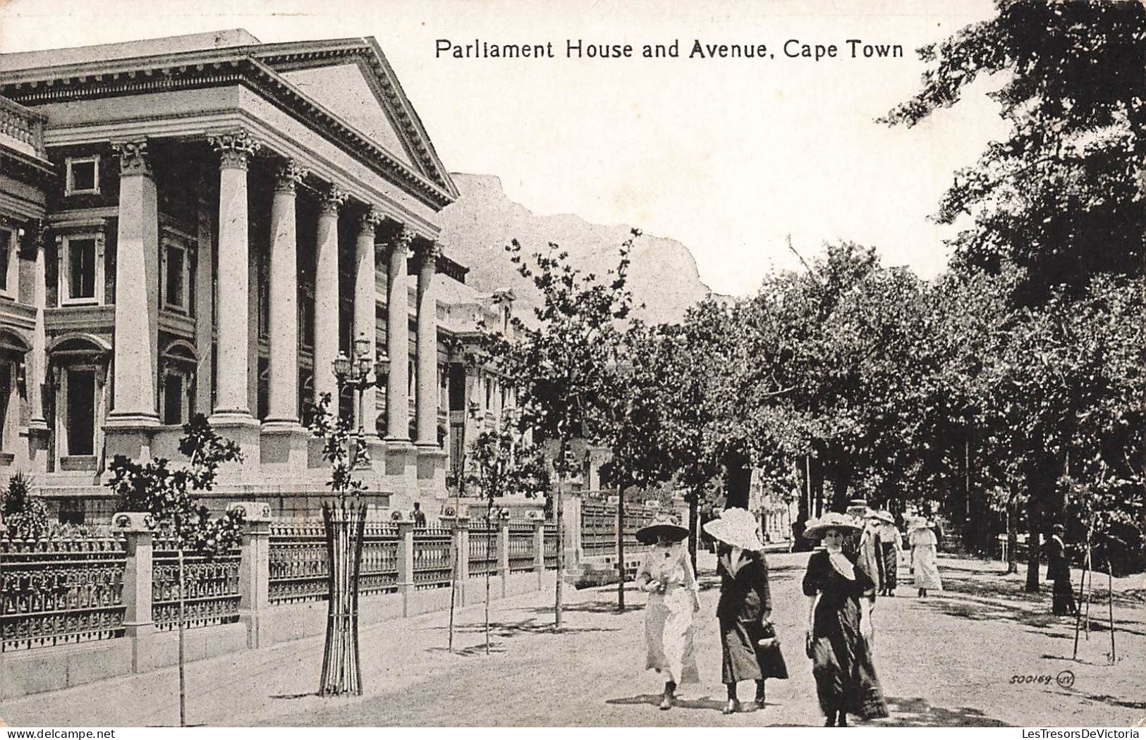 AFRIQUE DU SUD - Cape Town - Parliament House And Avenue - Carte Postale Ancienne - Afrique Du Sud