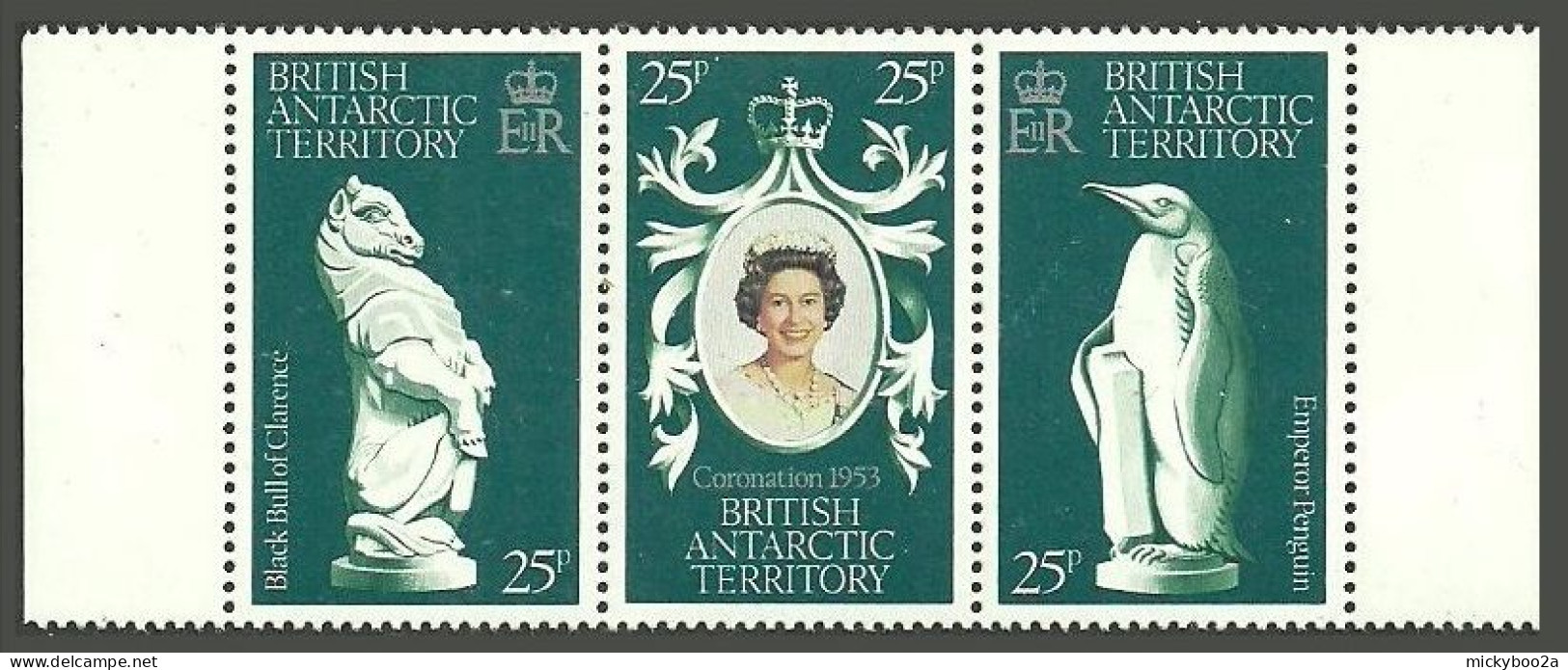 BRITISH ANTARCTIC TERRITORY 1978 CORONATION BIRDS PENGUINS SET MNH - Unused Stamps