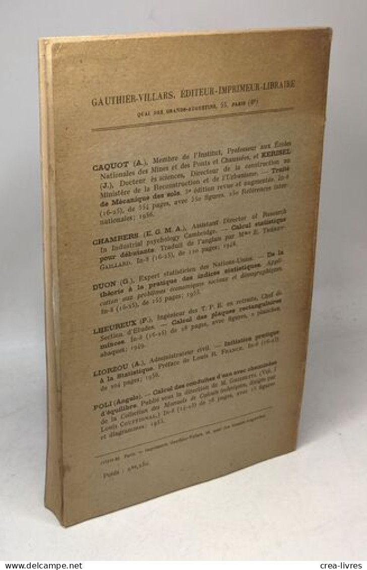 Résolution Numérique Des Systèmes D'équations Linéaires - Volume 2 De Cette Collection - Unclassified